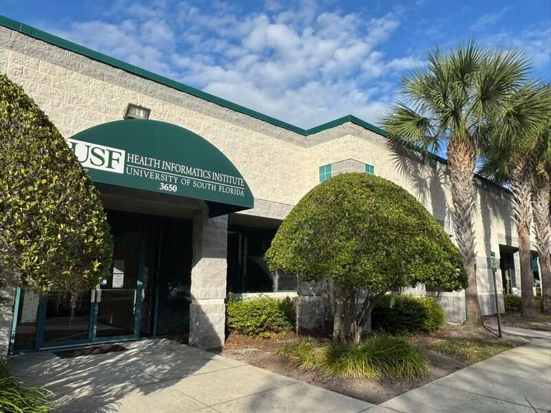 The USF Health Informatics Institute building at the University of South Florida in Tampa, DBL's new home.